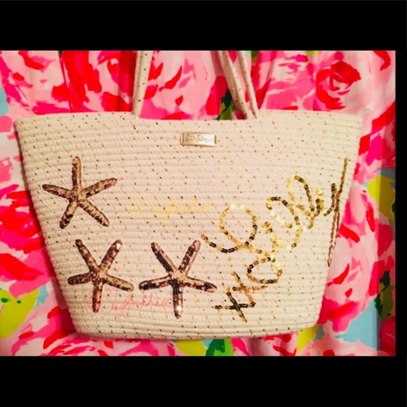 🌴 NWT Lilly PulitzeR VOYAGER XL TOTE Beach Bag XL - Picture 2 of 7